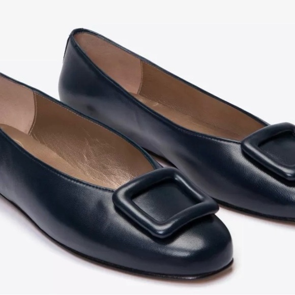 Penelope Chilvers Shoes - Penelope Chilvers Palladio Ballet Flats – Navy Leather (Size 39)